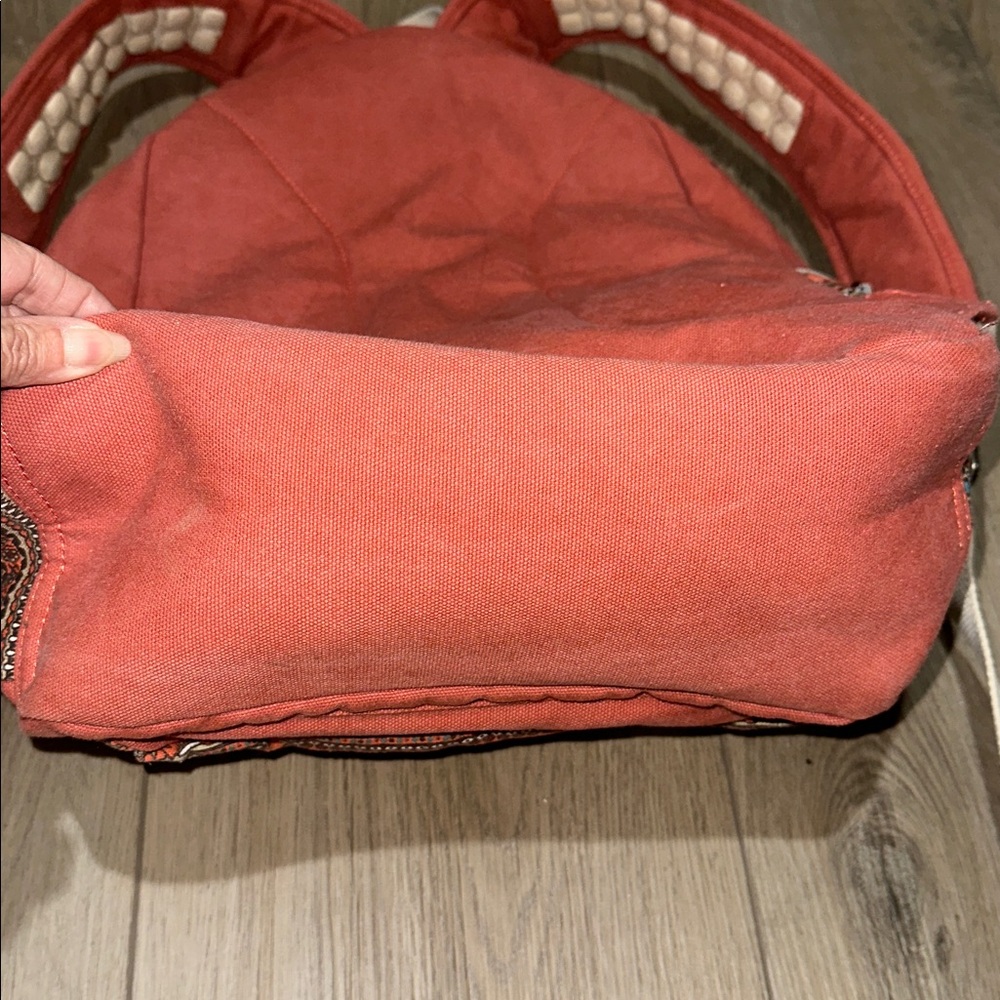 Rustic Reddish Floral Patterned Backpack. DACHEE.… - image 6